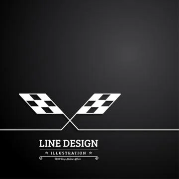 Background checkered flag Stock Illustration