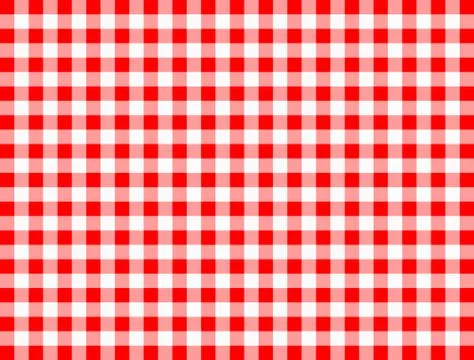 Background with checkered tablecloth. Stock Illustration