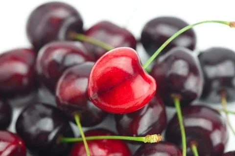 Background of cherry Stock Photos