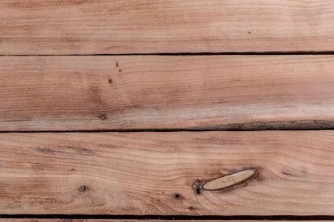 Background of cherry wood planks. the view from the top Stock Photos