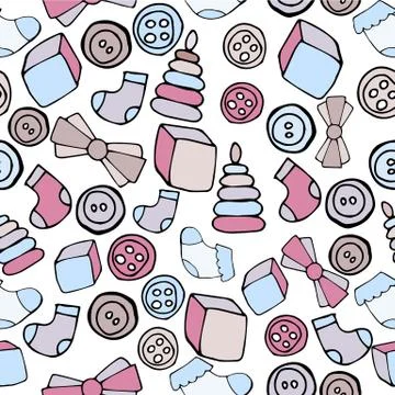 Background for children's design elements Illustrazione stock