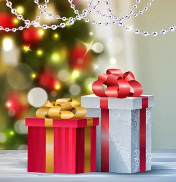 Background with Christmas ball Stock Illustration