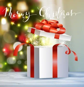 Background with Christmas ball Stock Illustration