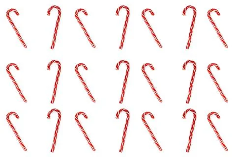 Background of Christmas candy. The view from the top. Stock Photos