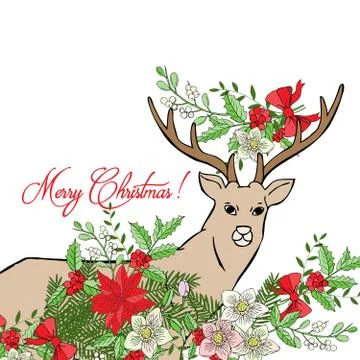 Background with Christmas decoration Stock Illustration