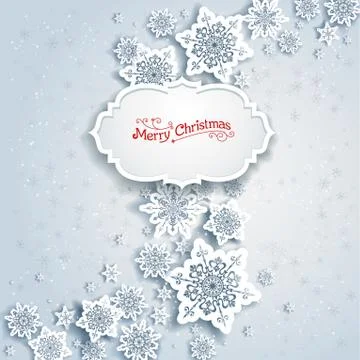Background with Christmas decorations Stock Illustration