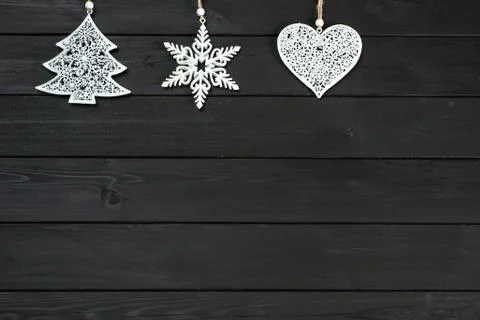 Background with Christmas decorations Stock Photos