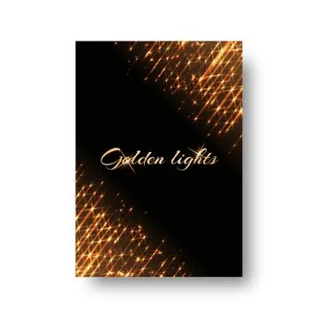 Background with Christmas sparkles Illustrazione stock