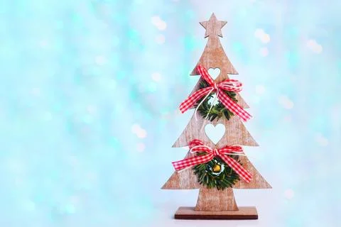 Background with christmas tree decorations Stock Photos