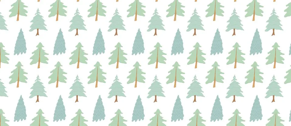 Background with christmas tree design Stock Illustration