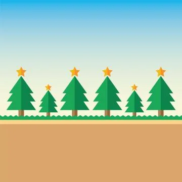 Background Christmas tree Stock Illustration