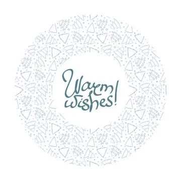 Background with christmas trees seamless pattern Illustrazione stock