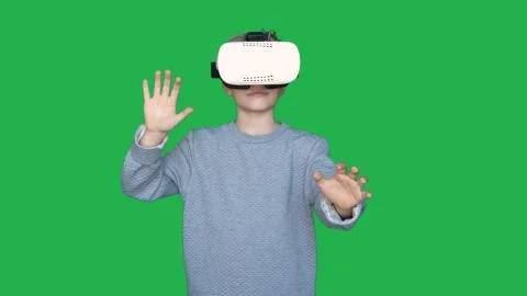 On the background of a chromakey Stock Photos