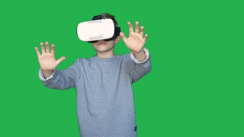 On the background of a chromakey Stock-Fotos