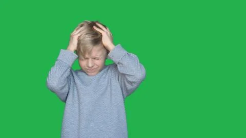 On the background of a chromakey Stock Photos