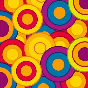 Background from circle Stock Illustration