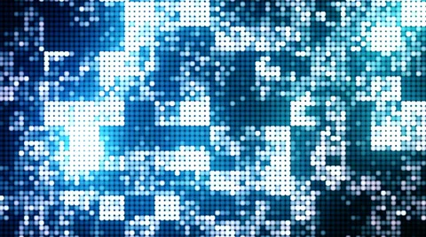 Background circle lights blue Video stock 33846645