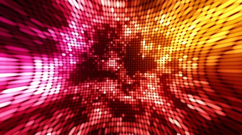 Background circle lights red Video stock 33846626