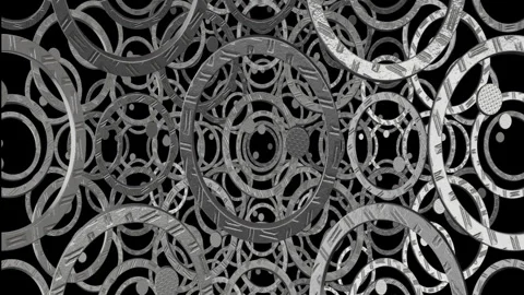 Background with circles 库存影片 252177814