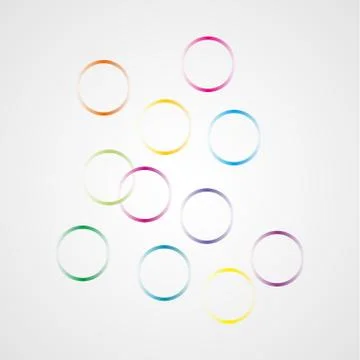 Background with circles Stock Illustration