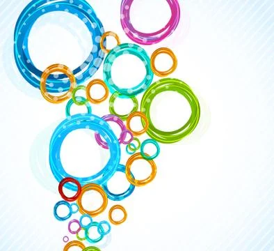 Background with circles Stock Illustration