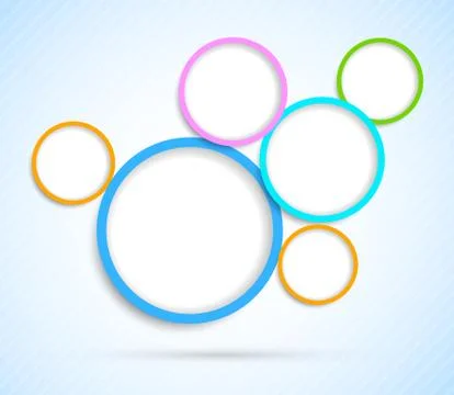 Background with circles Stock Illustration
