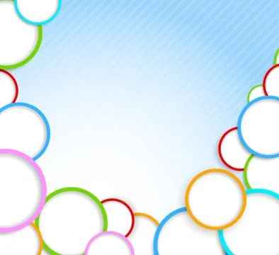 Background with circles Stock Illustration