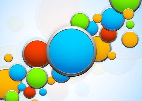 Background with circles Stock Illustration