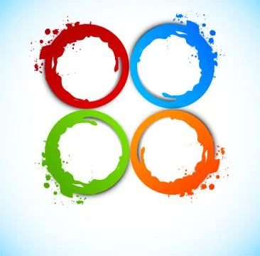 Background with circles Stock Illustration