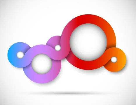 Background with circles Stock Illustration