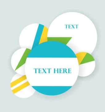 Background with circles Stock Illustration