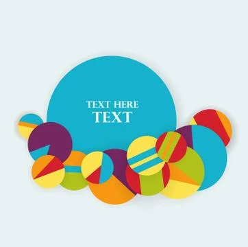 Background with circles Stock Illustration