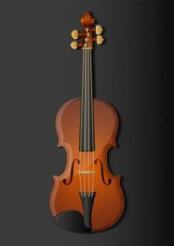 Background with classic violin. Stock Illustration