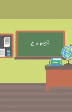 Background of classroom Stock Illustration