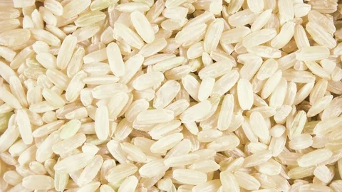 Background of clockwise rotating grain cereals top view Stock-Footage 99770289