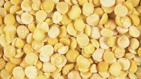 Background of clockwise rotating grain cereals top view Stock Footage 99770515