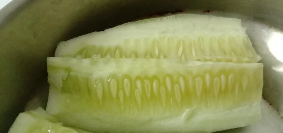 Background from close up cucumbers Stock Photos