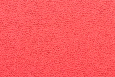 Background: close-up of red leather fabric Stock Photos