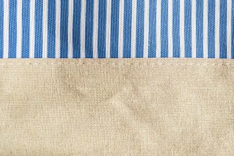 Background of close up summer bag. Texture of fabric Stock Photos
