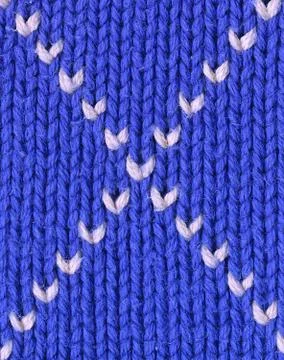 Background - closeup of knitted textile Stock Photos