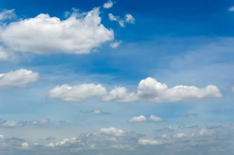 Background cloud in blue sky Stock Photos