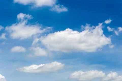 Background cloud in blue sky Stock Photos