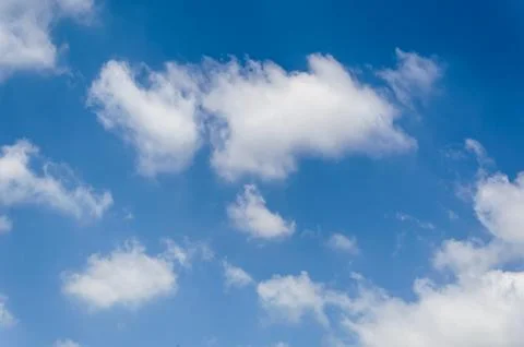 Background cloud in blue sky Stock Photos