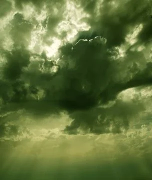 Background clouds and sun rays Stock Photos