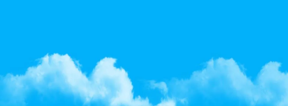 Background with clouds on blue sky 写真素材