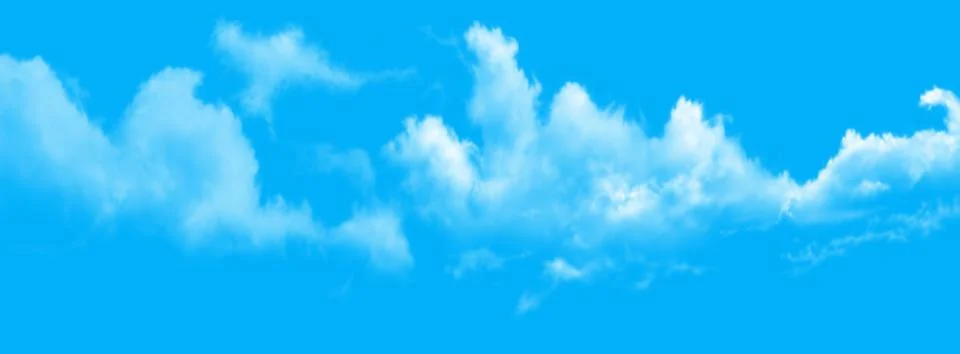Background with clouds on blue sky Fotos Stock