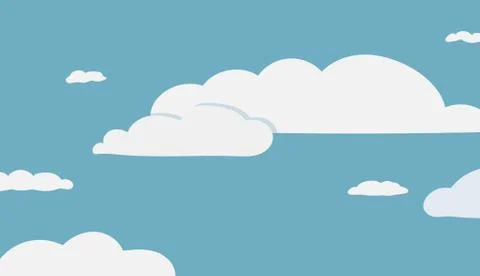 Background with clouds Stock-Illustration