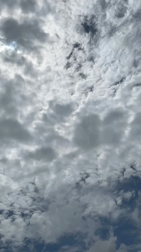 Background of clouds running in the blue sky. Stock Footage 301277411