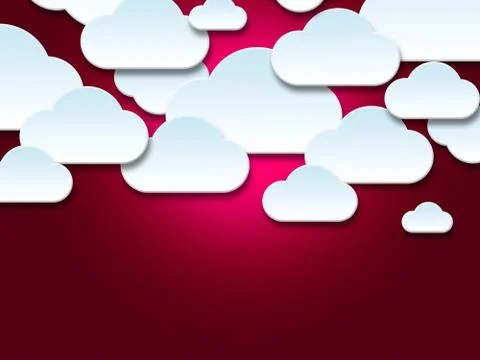 Background clouds shows empty space and abstract Иллюстрация