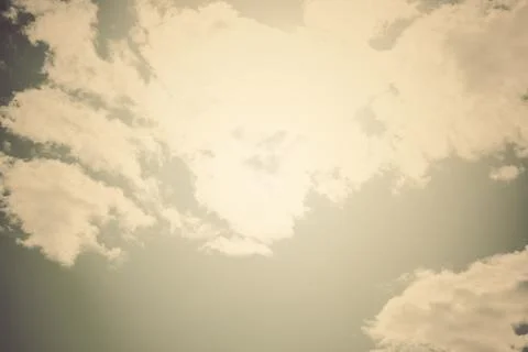 Background From Clouds vintage color effect with soft focus Stock Photos